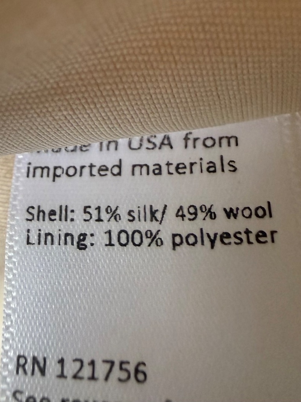 Size 4 Short Ivory dress w/peplum waist - perfect for bridal or graduation - Picture 7 of 7